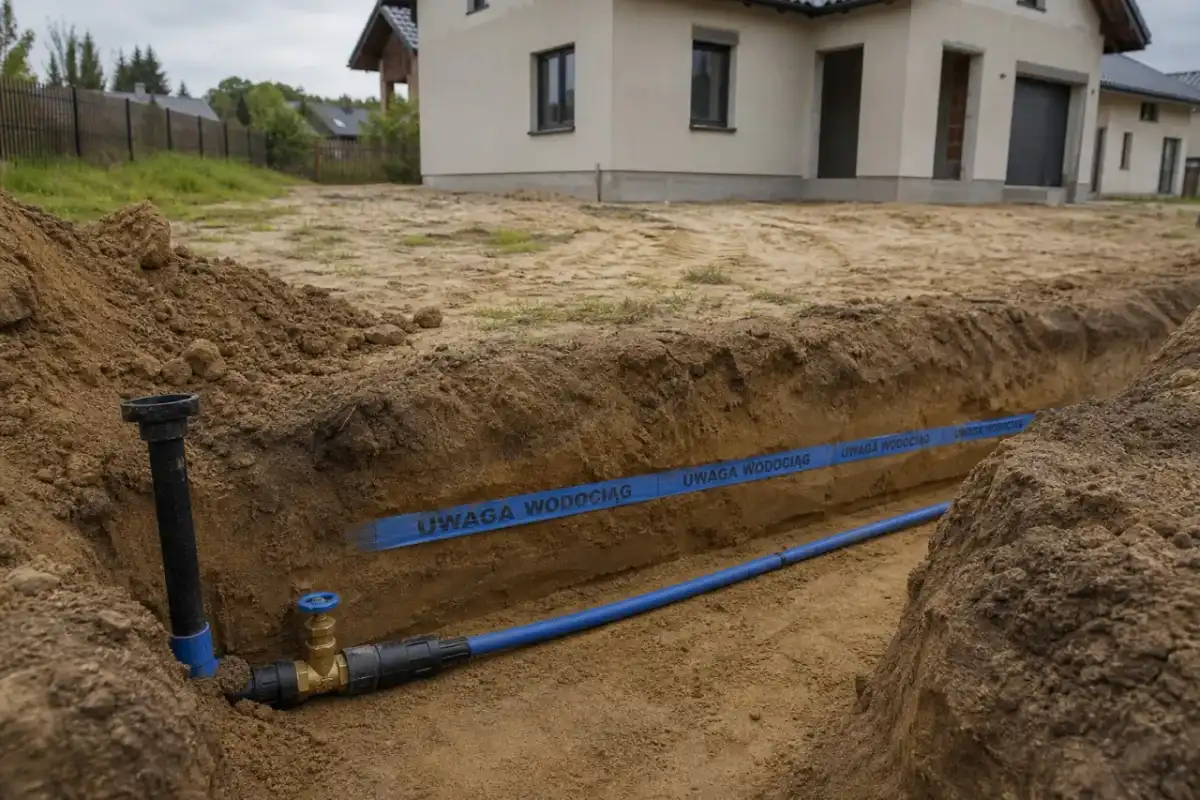 Przyłącze wodociągowe do domu krok po kroku